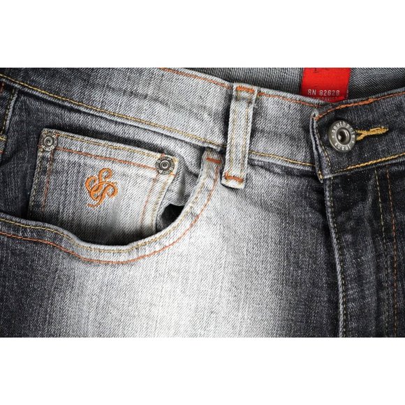 Southpole Jeans Size 9 Black Gray Fade Stretch Denim - Picture 9 of 14